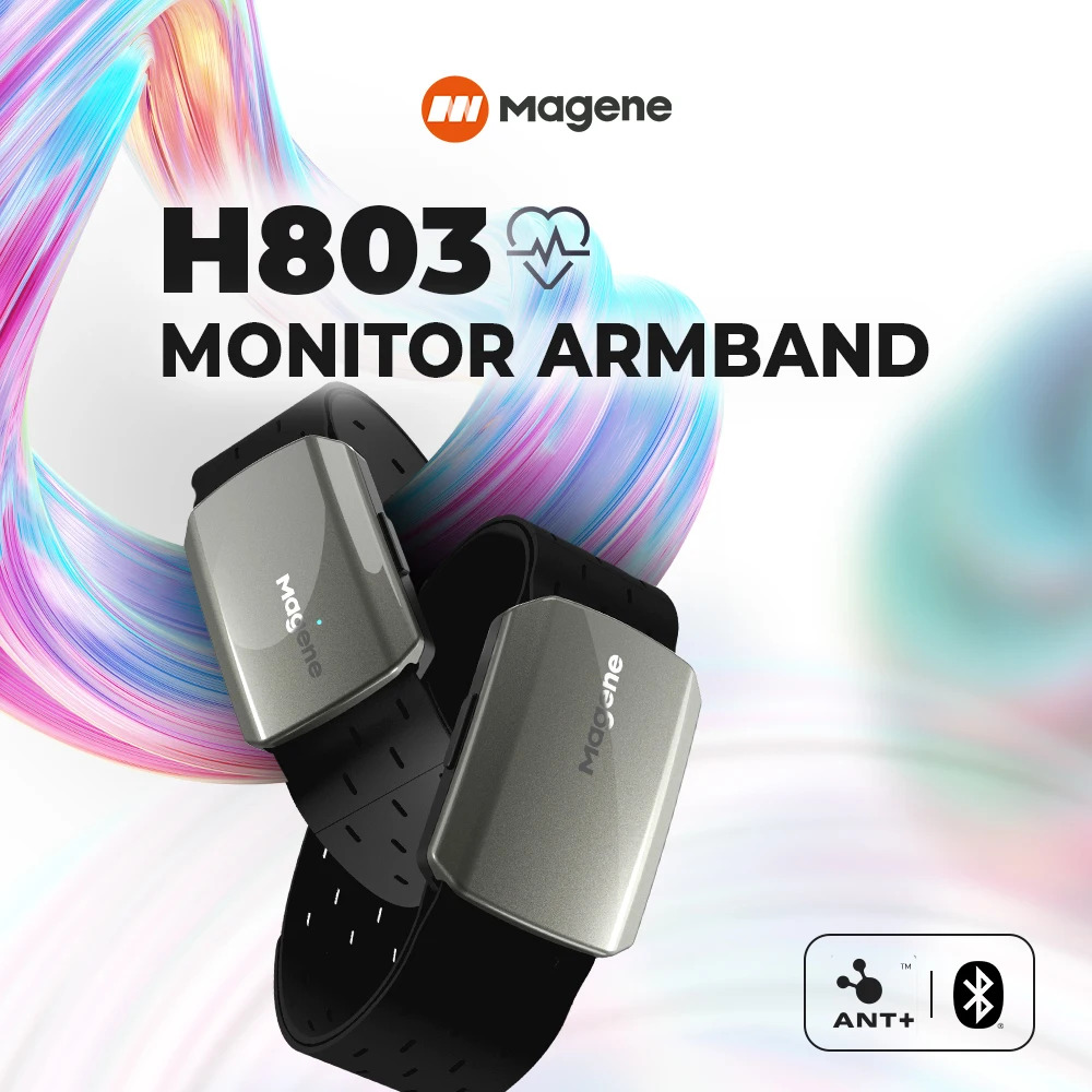 Wrist Wraps Fitness - Monitor tętna Magene H803 na ramię,