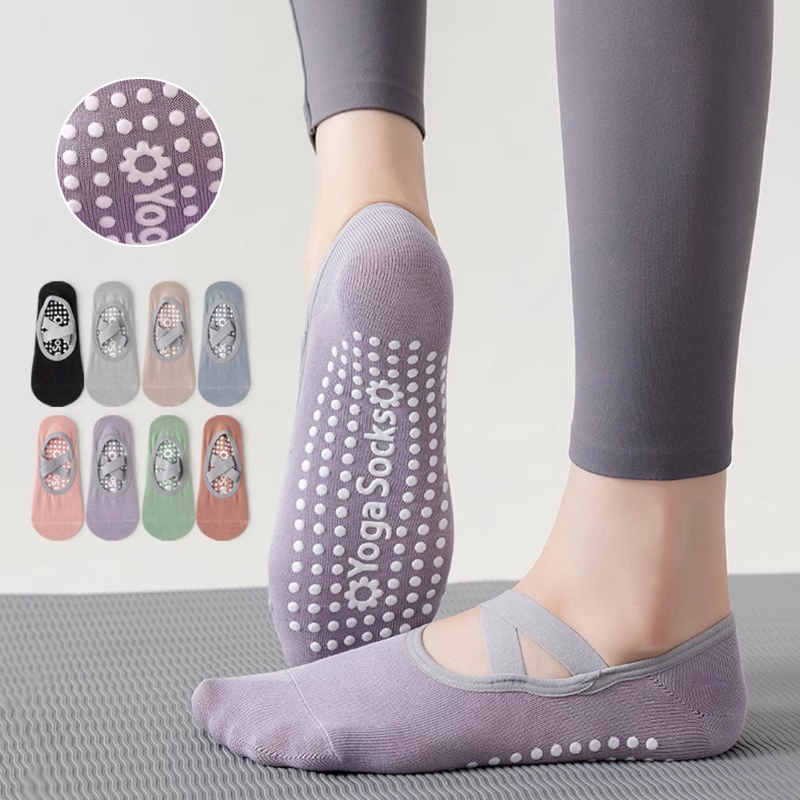 Fitness Yoga Pilates - Oddychający ręcznik dół skarpetki do jogi