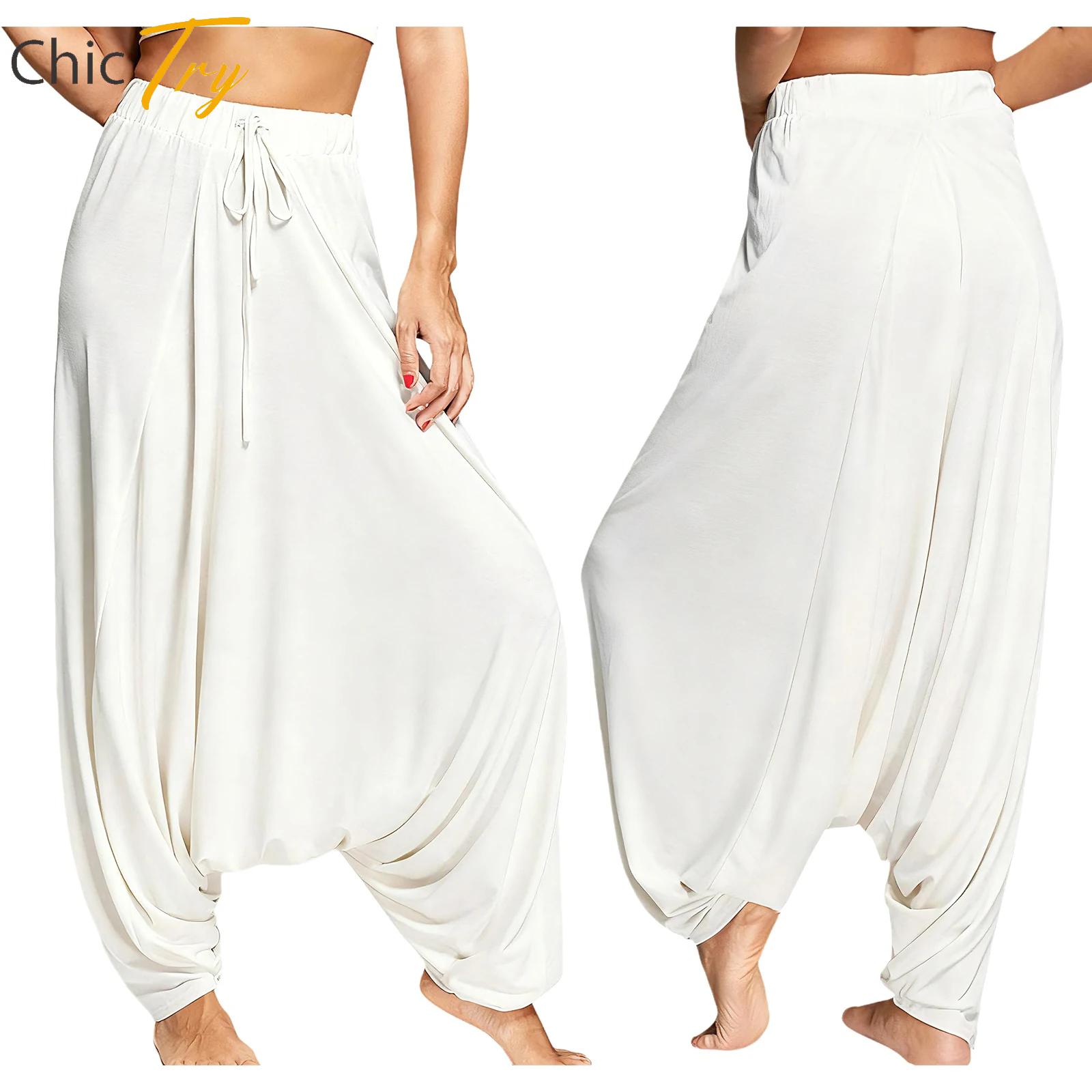 Yoga Fitness Holiday - Damskie spodnie sportowe do jogi, luźne,