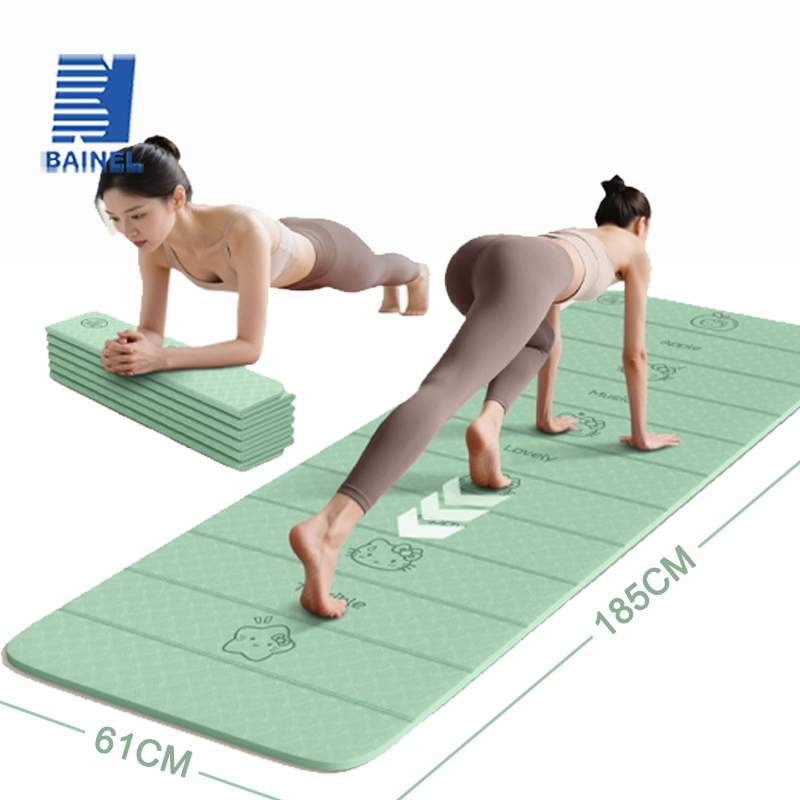 Yoga Fitness Holiday - Mata do jogi TPE składana, mata