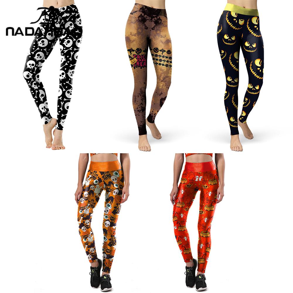 Legginsy damskie Nadanbao z na – Yoga Fitness Holiday recenzja i cena