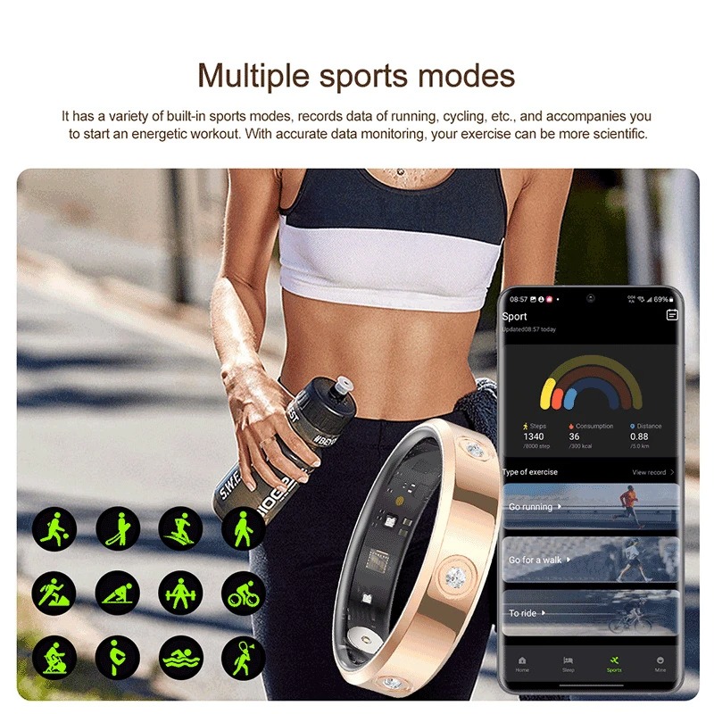 Pierścień Xiaomi Smart Ring Da – Wrist Wraps Fitness recenzja i cena