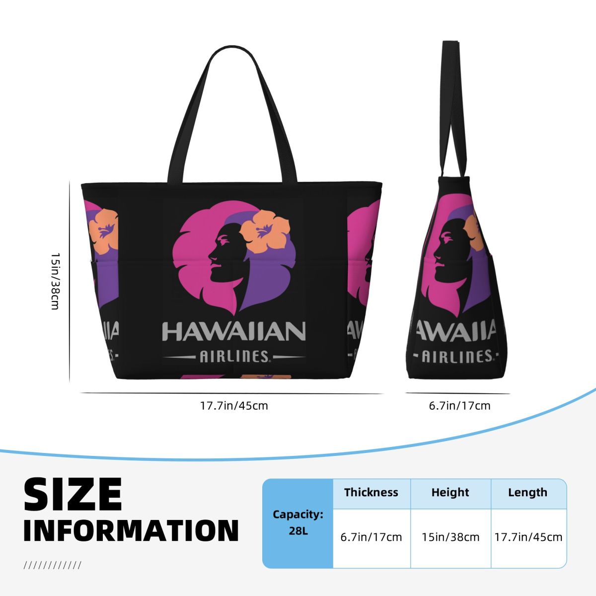 Torba podróżna Hawaiian Airlin – Yoga Fitness Tote recenzja i cena