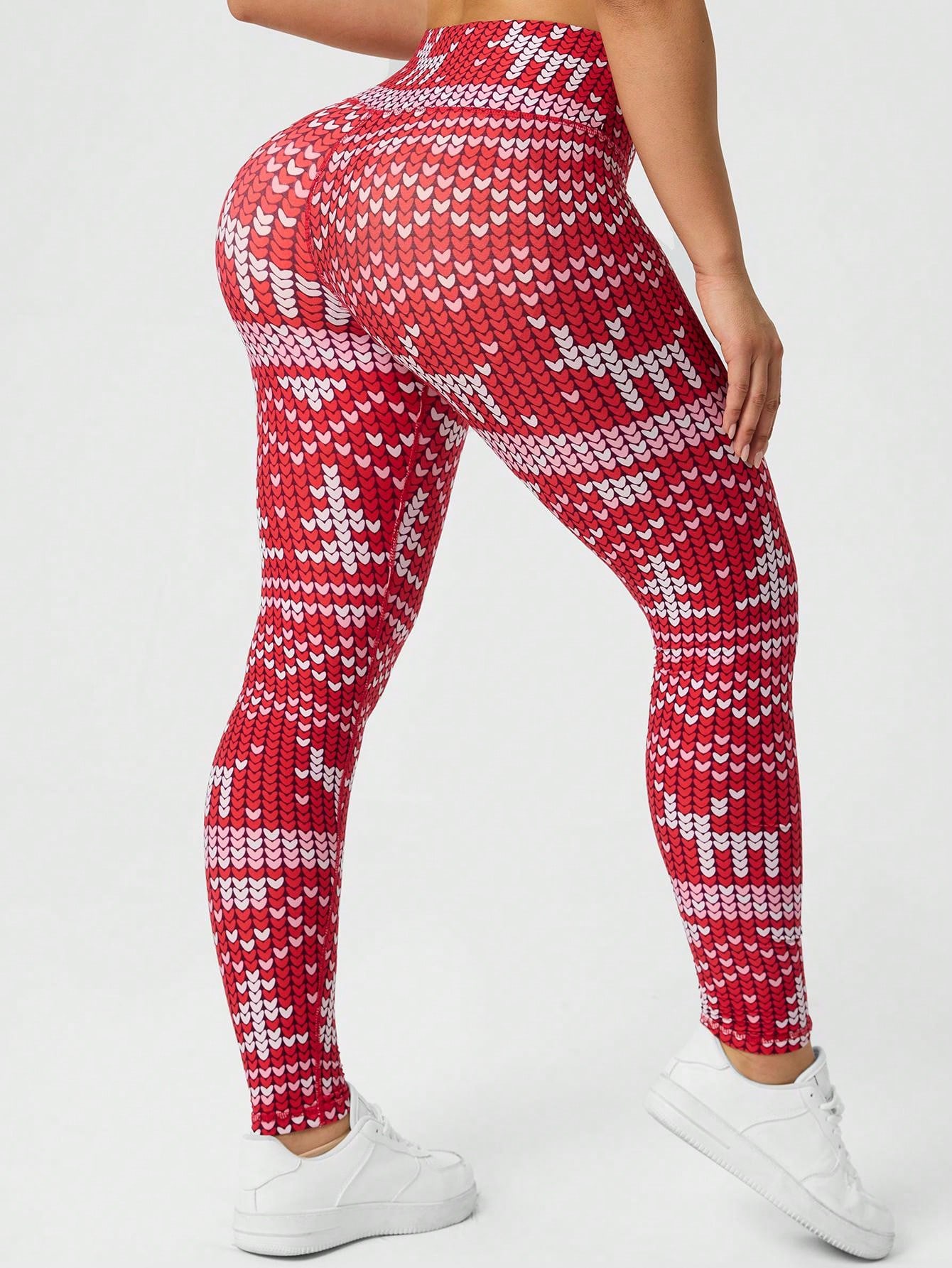 Damskie świąteczne legginsy z  – Yoga Fitness Holiday recenzja i cena