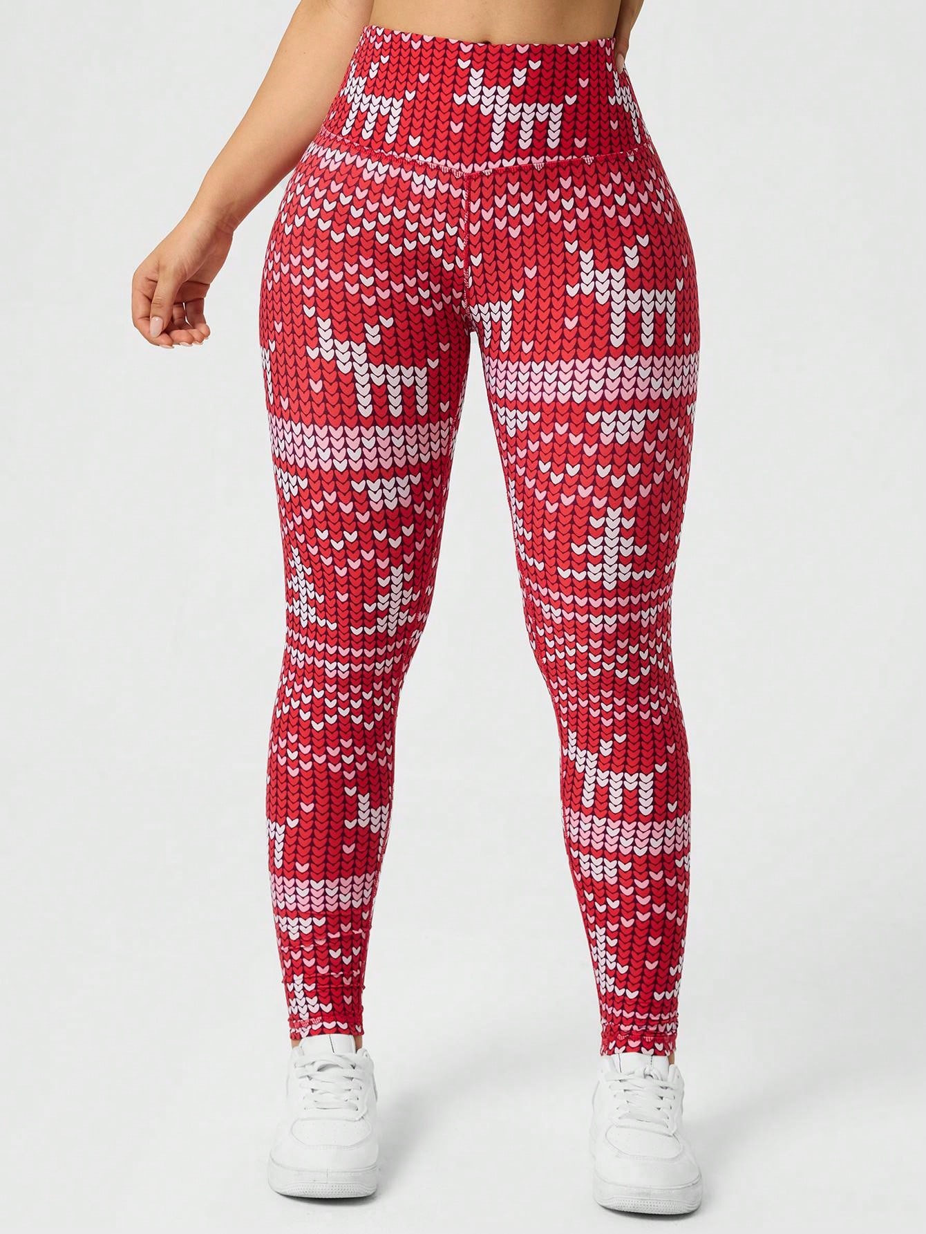 Damskie świąteczne legginsy z  – Yoga Fitness Holiday recenzja i cena