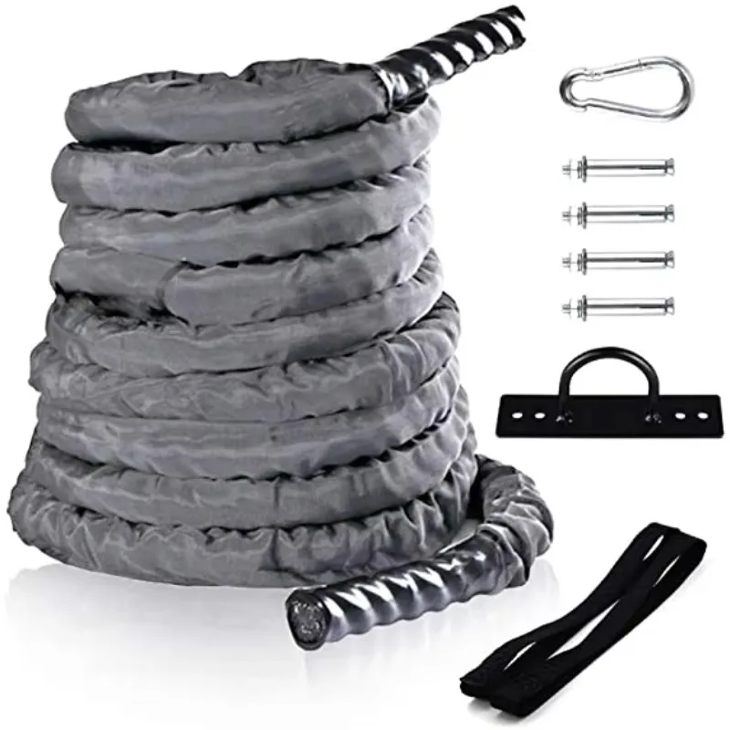 Wysokiej jakości nylonowa lina – Battle Rope Exercise recenzja i cena