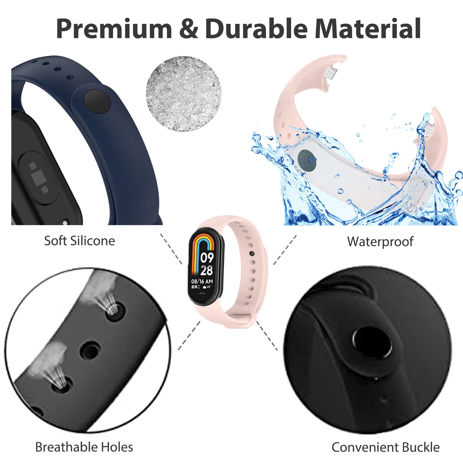 Bransoletka dla Mi band 8 pase – Wrist Wraps Fitness recenzja i cena