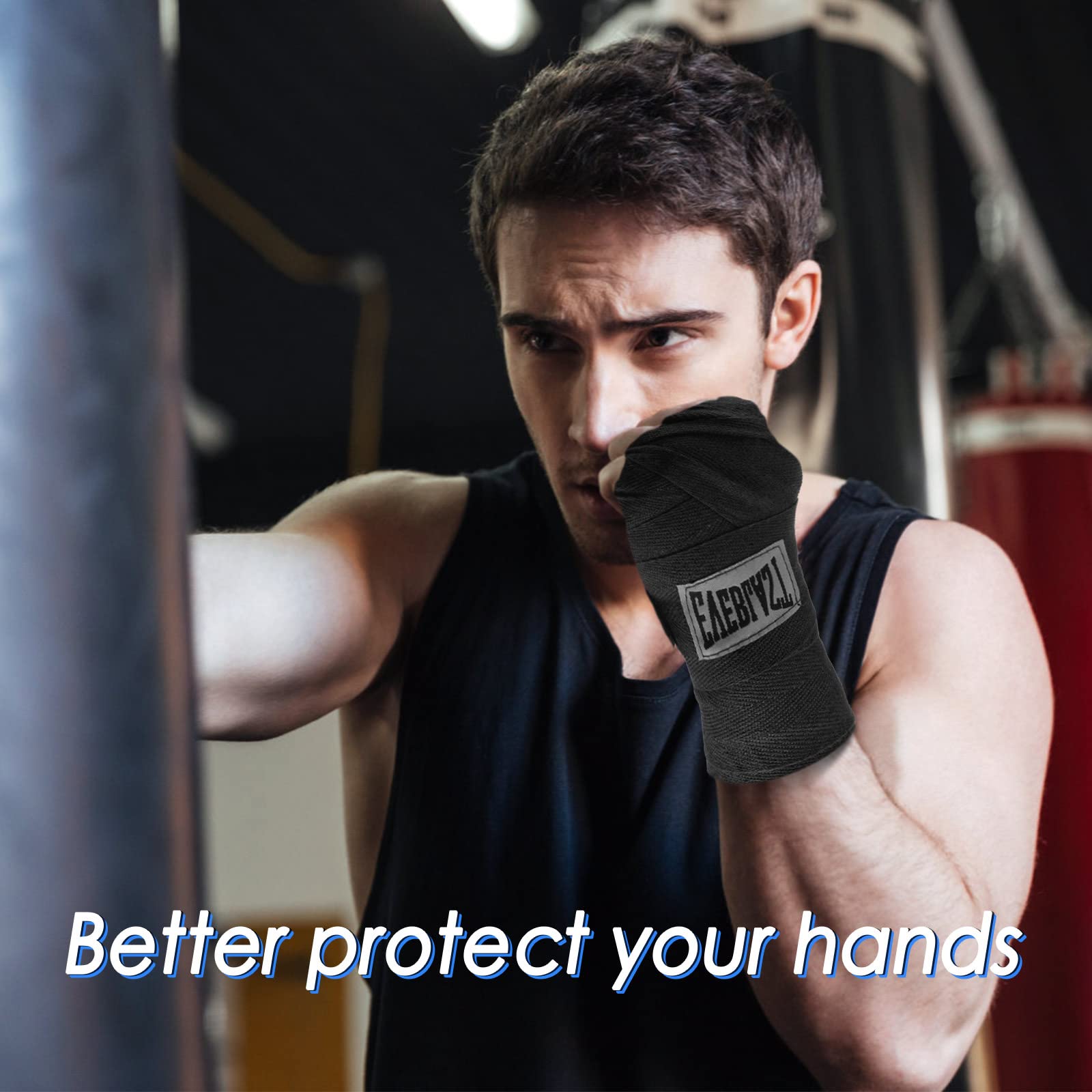 Bawełniane bandaże bokserskie  – Wrist Wraps Fitness recenzja i cena