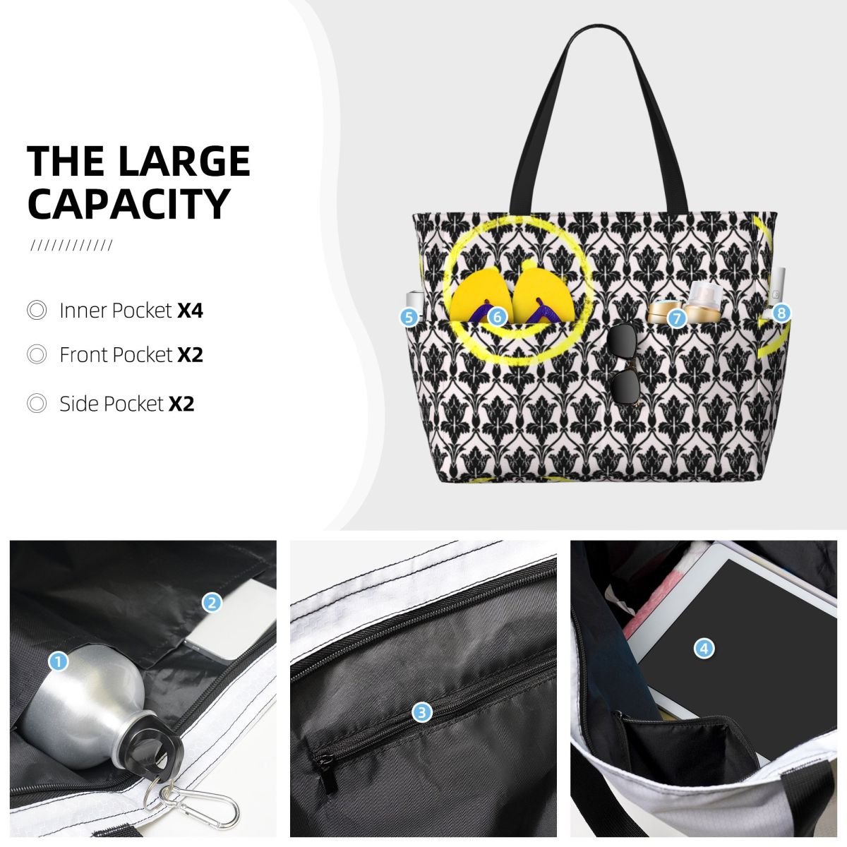 Torba Sherlock Wallpaper, Torb – Yoga Fitness Tote recenzja i cena