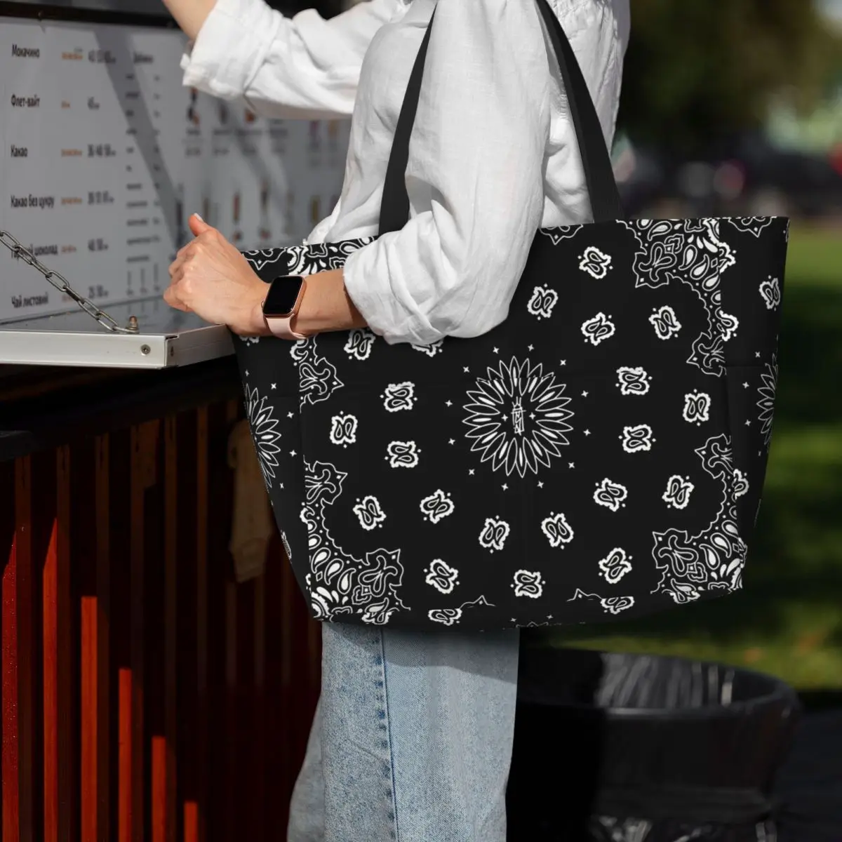 Torba plażowa z bandaną, torba – Yoga Fitness Tote recenzja i cena