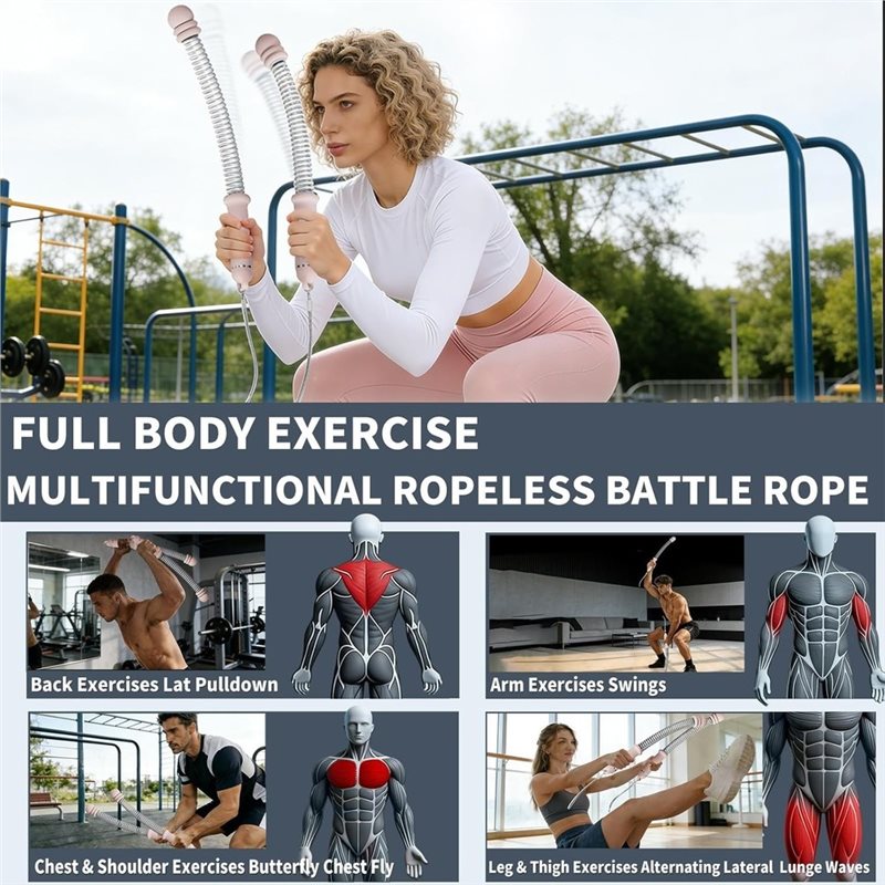 Sznurki do ćwiczeń Dropship-Ro – Battle Rope Exercise recenzja i cena