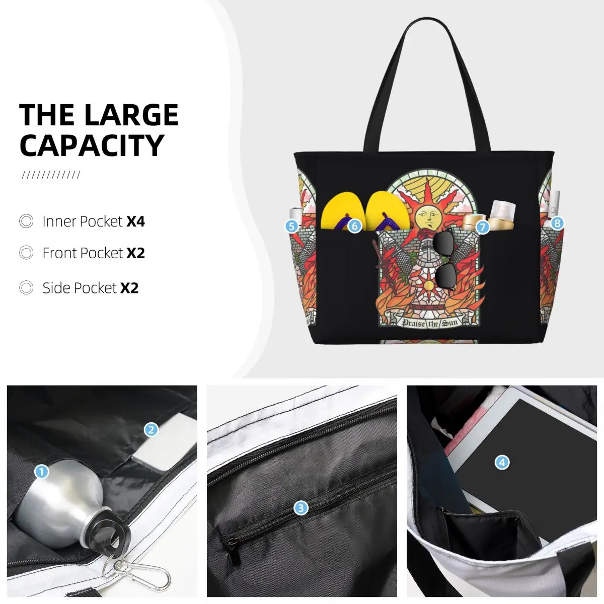 Torba Plażowa Dark Soul Praise – Yoga Fitness Tote recenzja i cena