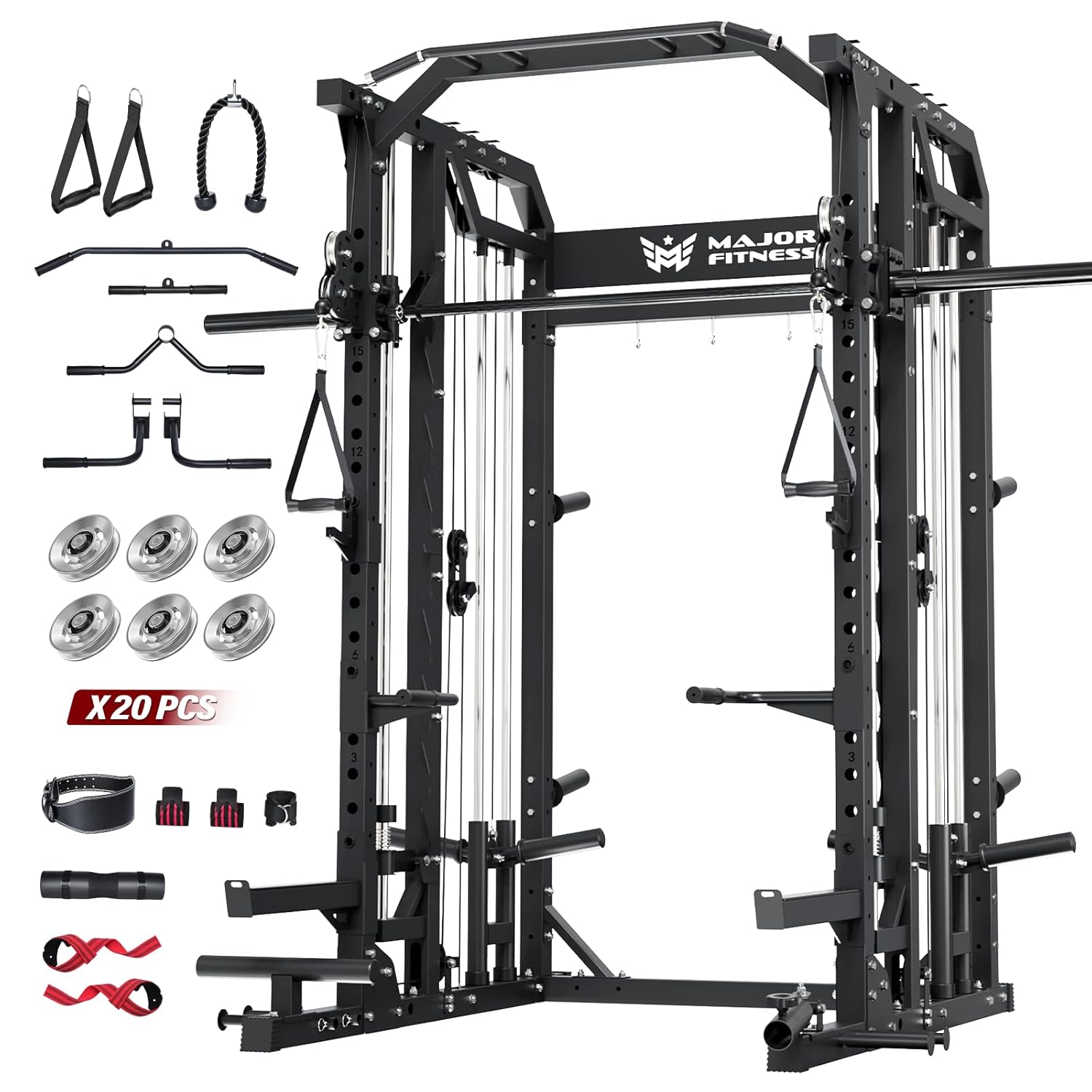 Stojak do przysiadów Smith Mac – Lat Pulldown Bar recenzja i cena
