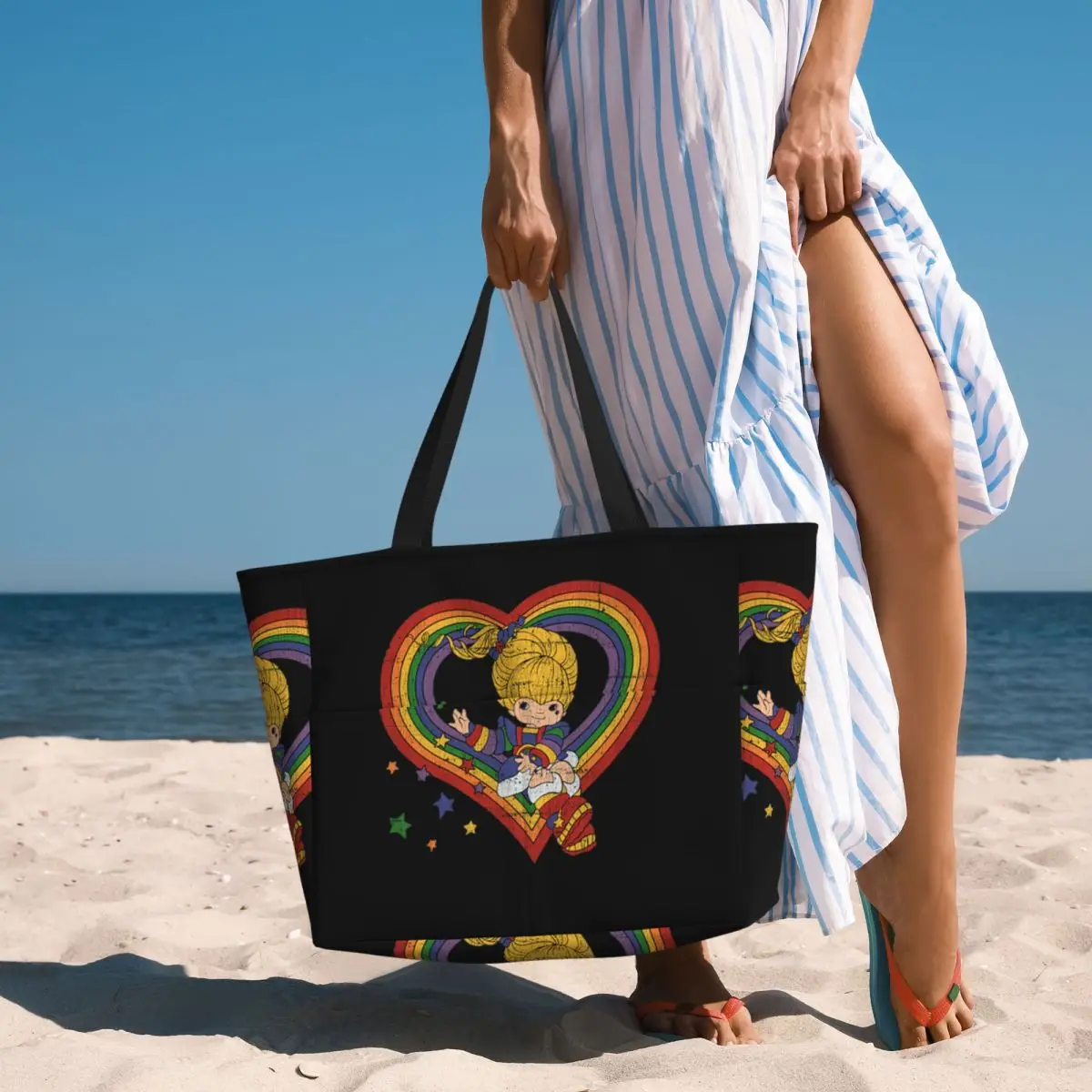 Torba plażowa Rainbow Brite z  – Yoga Fitness Tote recenzja i cena