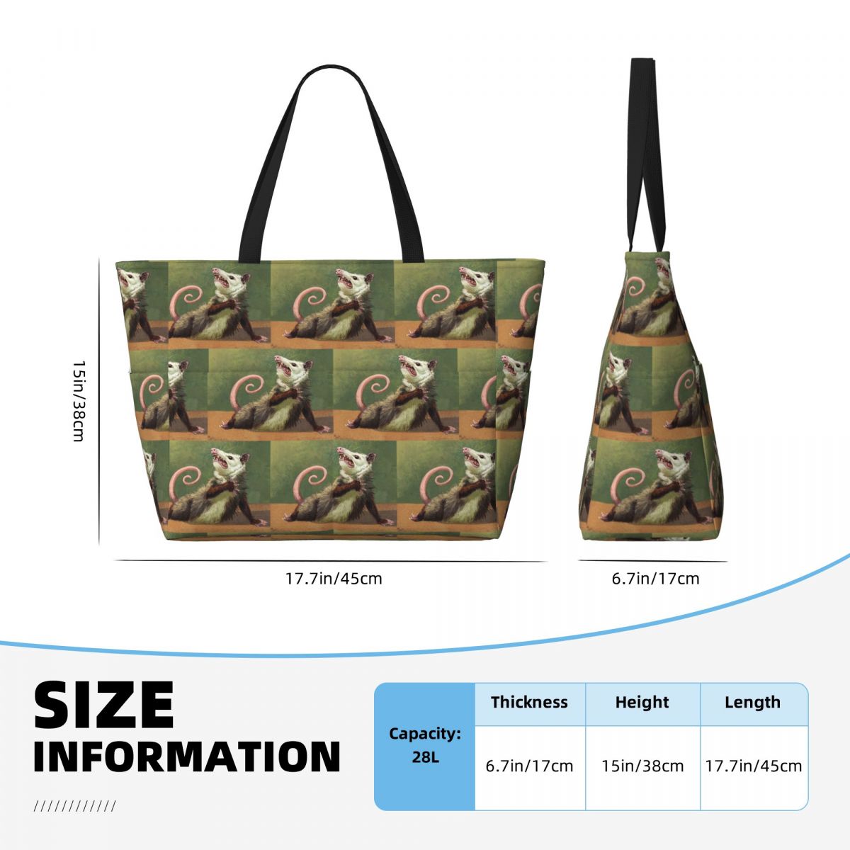 Torba plażowa z motywem amator – Yoga Fitness Tote recenzja i cena